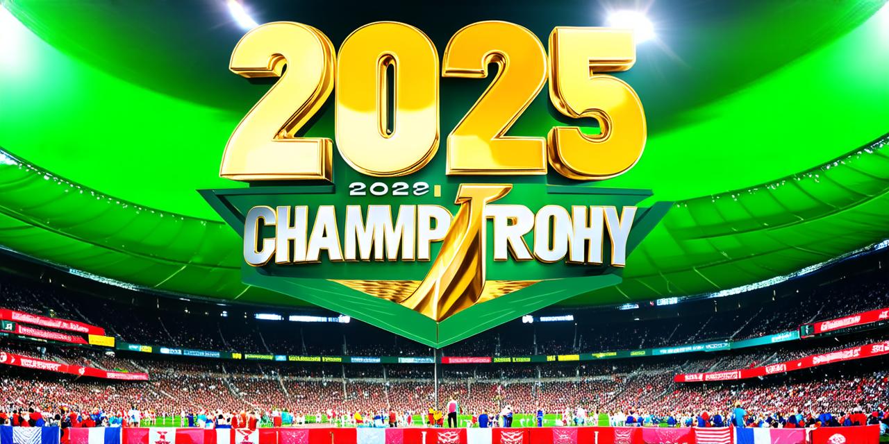 who is hosting 2025 champions trophy