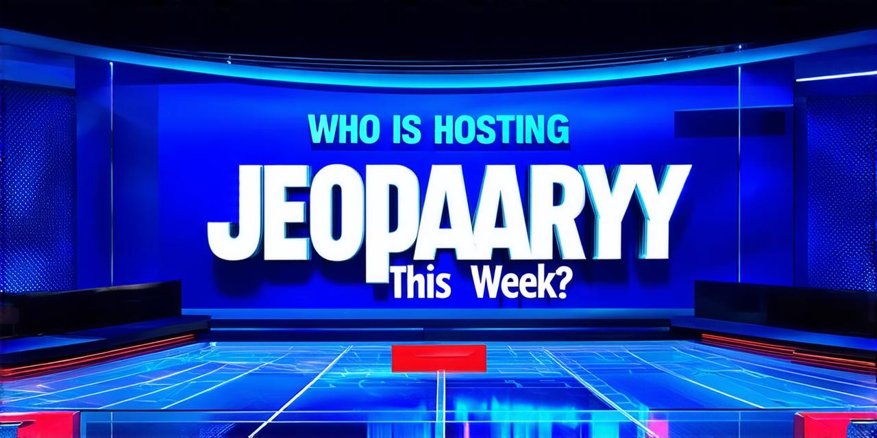 who is hosting jepoardy this week