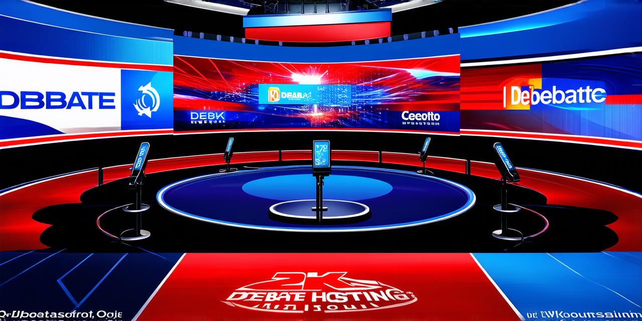 what network is hosting debate